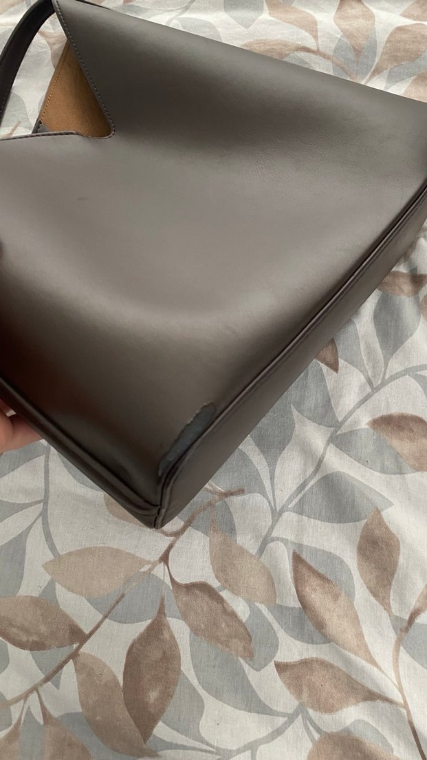 Kahverengi Deri Kadın Çanta - Görsel 4