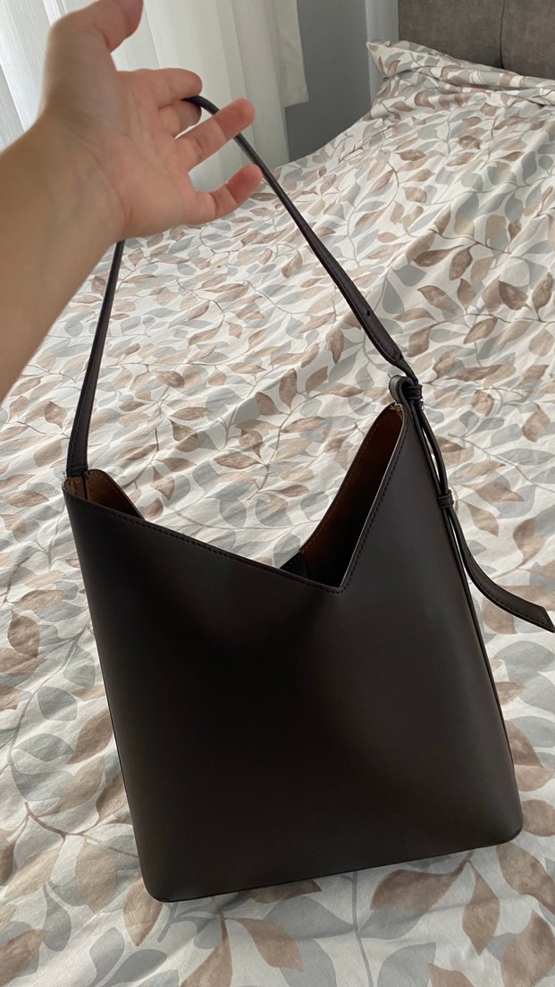 Kahverengi Deri Kadın Çanta - Görsel 3