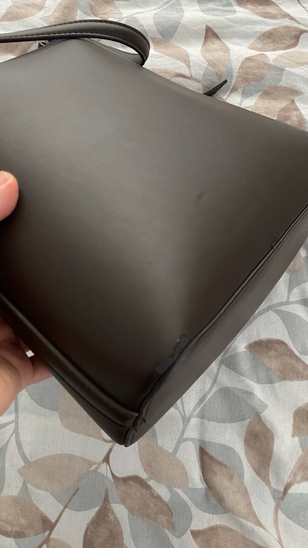 Kahverengi Deri Kadın Çanta - Görsel 5