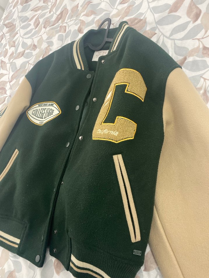 PULL N BEAR BOMBER KOLEJ CEKET - Görsel 2