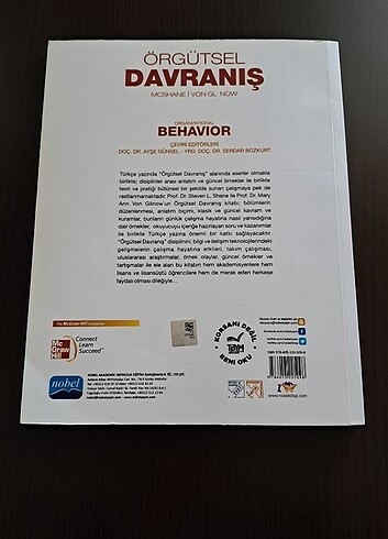 Beden Örgütsel Davranış Ders Kitabı