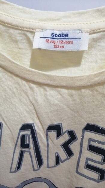 11-12 Yaş Beden Soobe kız çocuk tshirt