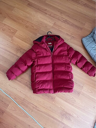 Zara Zara kırmızı çocuk mont