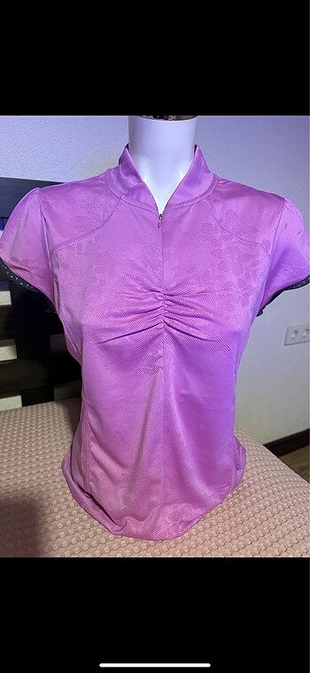 xl Beden pembe Renk MANGO URBAN ACTİVE SÜPER SPORCU TSHIRT