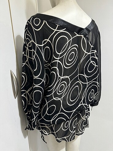 VİVİD 0 VİSKON ÇOK AŞIRI TARZ JİFON BLUZ - Görsel 9