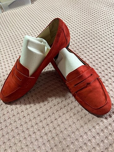 Nine West NİNE WEST NAR ÇİÇEĞİ KIRMIZI SÜET LOAFER