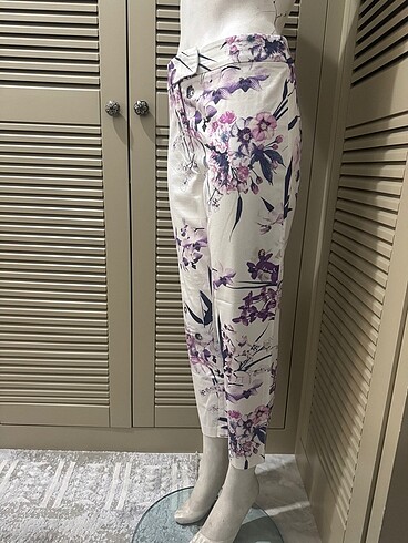 Marks & Spencer M&S BASKILI İNCE DİŞ GABARDİN ? COTTON %2 LYCRA PANTOLON