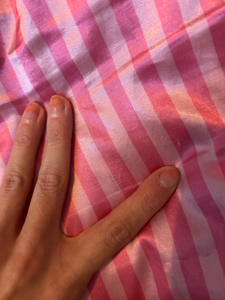 Pembe Çizgili Uzun Kollu Kadın Pijama Takımı - Görsel 4