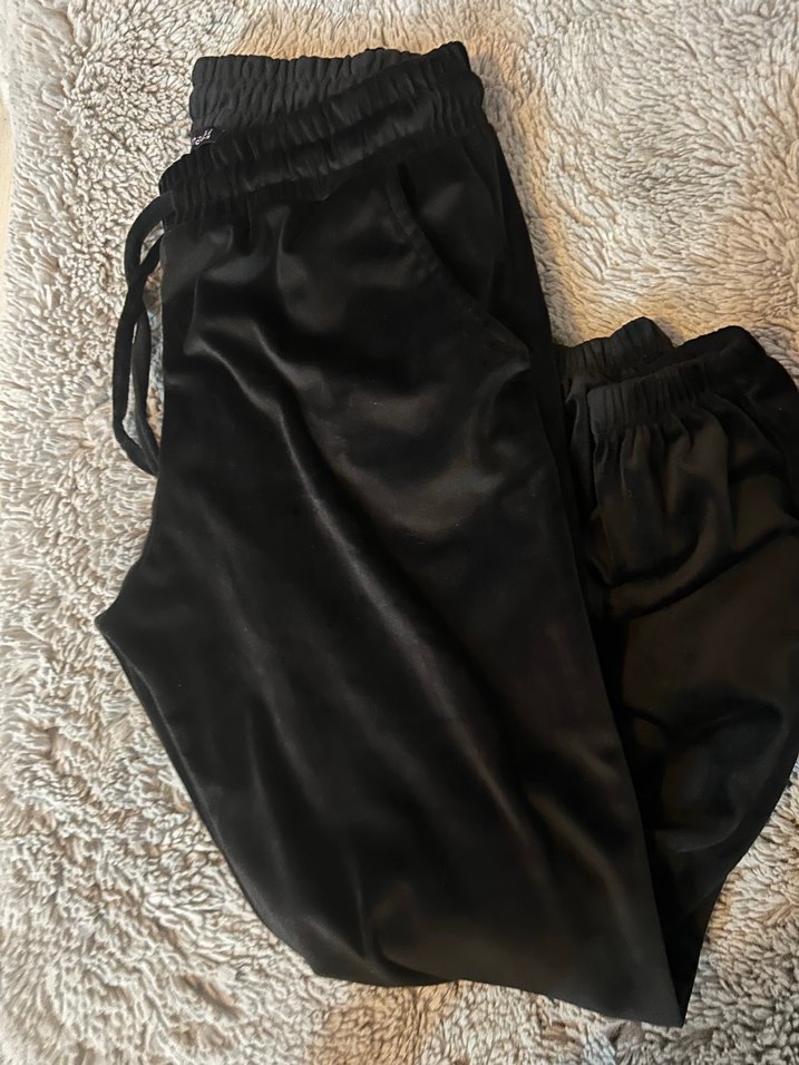 Siyah Rahat Kesim Kadın Eşofman Altı - Görsel 5