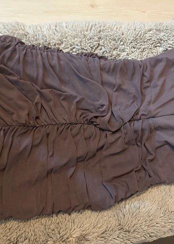 Kadın Büzgülü elbise - Görsel 4