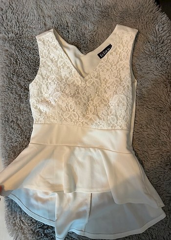 Dantel Detaylı bluz - Görsel 3