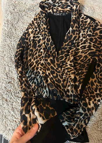 Leopar bluz - Görsel 2