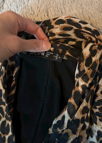 Leopar bluz - Görsel 5