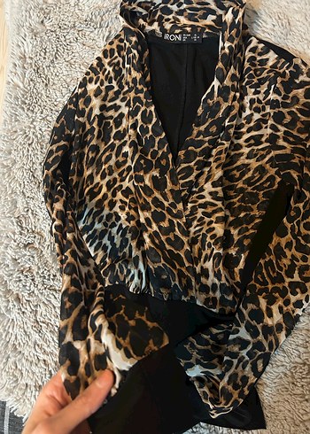 Leopar bluz - Görsel 3