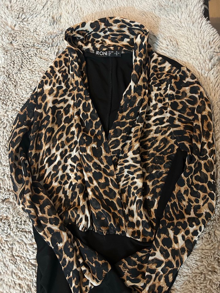 Leopar bluz - Görsel 4
