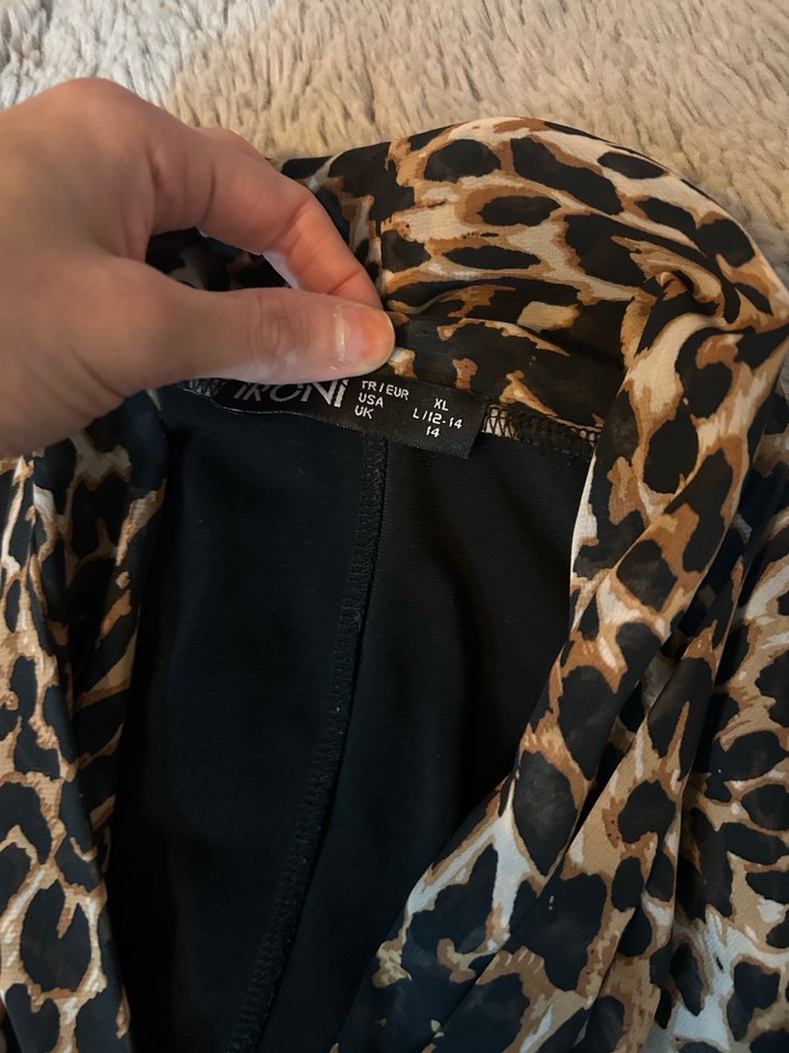 Leopar bluz - Görsel 5