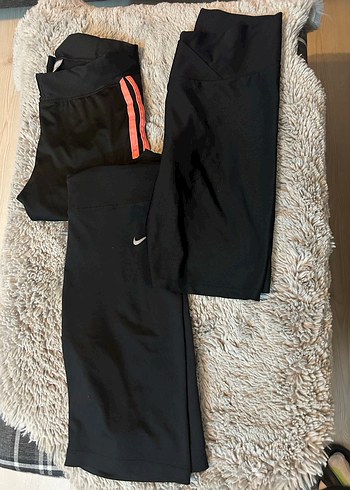 Siyah Elastik Kadın Spor Taytları - Görsel 3