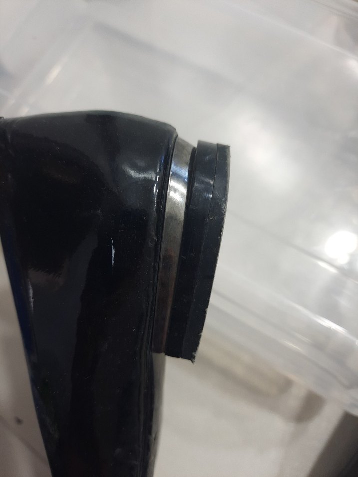 Siyah Fiyonklu  babet  Kadın Ayakkabı rugan - Görsel 3