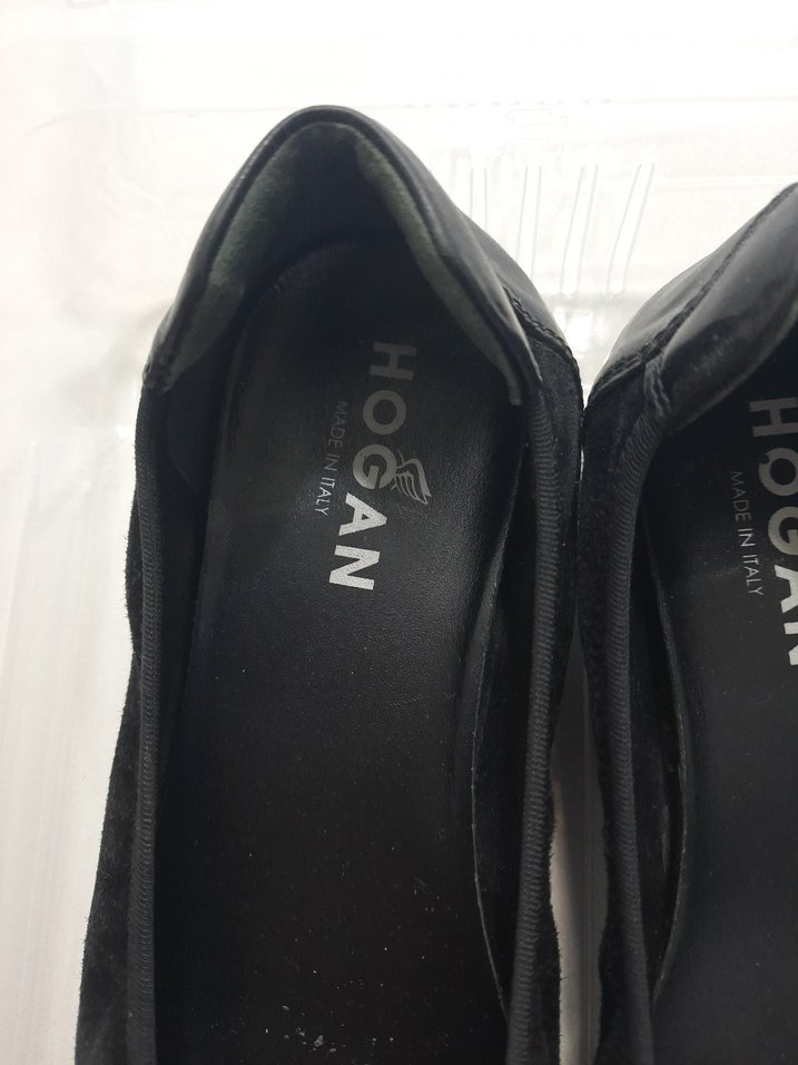 Klasik Siyah Tokalı Dolgu Topuk Kadın Babet - Görsel 2