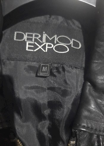 Siyah Deri Biker Ceket Kadın - Görsel 5