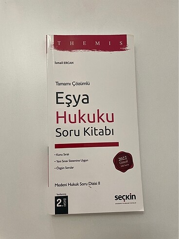 Eşya Hukuku Soru Kitabı İsmail Ercan