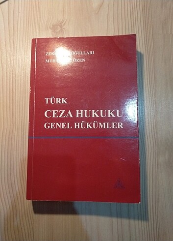 Türk Ceza Hukuku Genel Hükümler Zeki Hafızoğulları