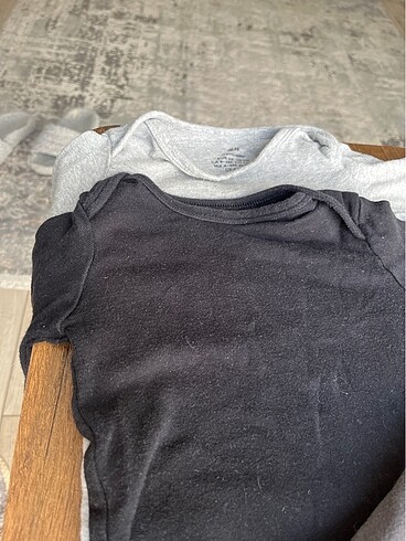 6 Ay Beden gri Renk H&M 3lü takım