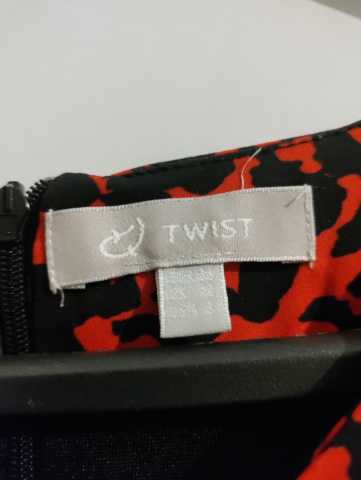 Leopar Desenli Kırmızı Kısa Elbise - Görsel 3