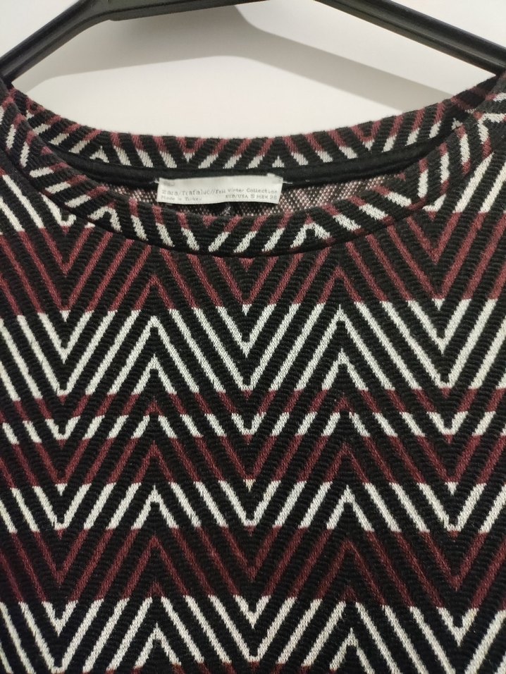 Zara çizgili elbise - Görsel 3