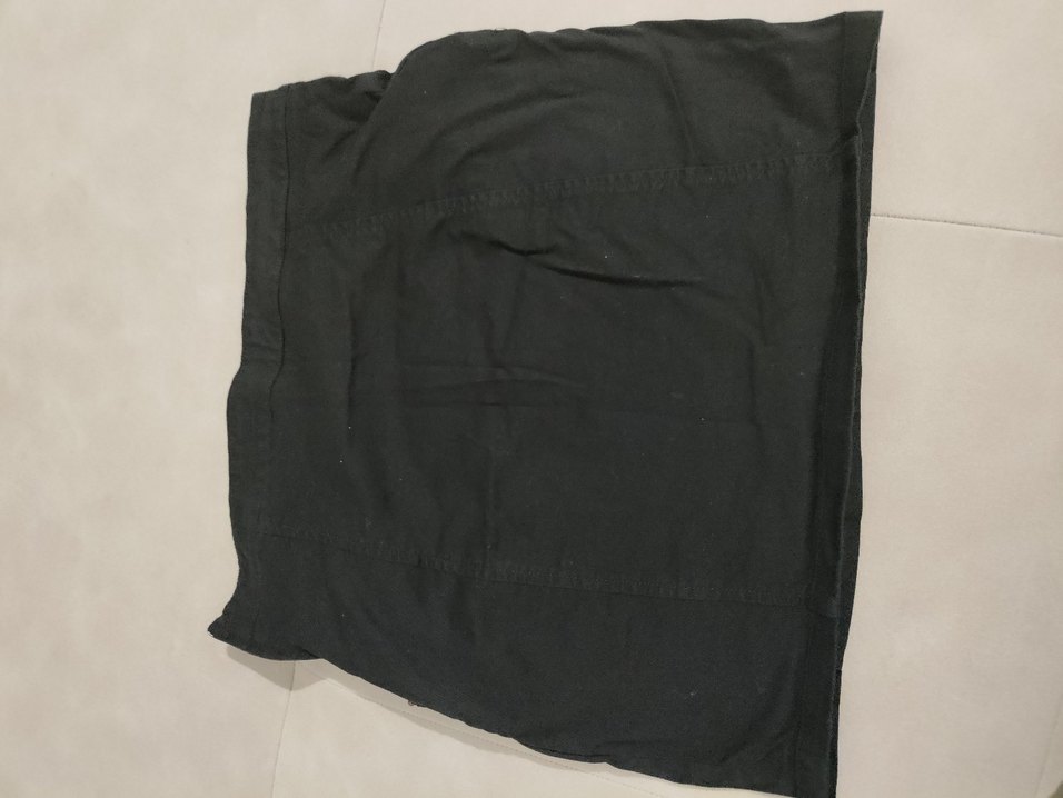 Zara Fermuarlı Siyah Mini Etek - Görsel 2