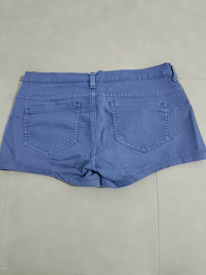 Mavi Mini Kadın Denim Şort - Görsel 2