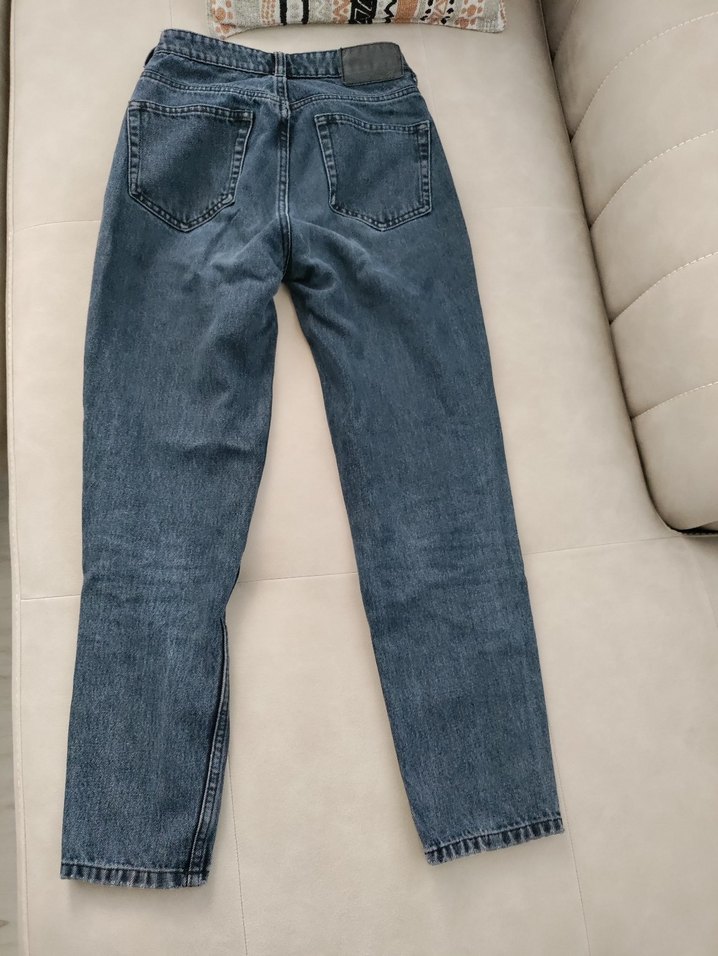 Kadın Denim Mom Jean Pantolon - Görsel 2