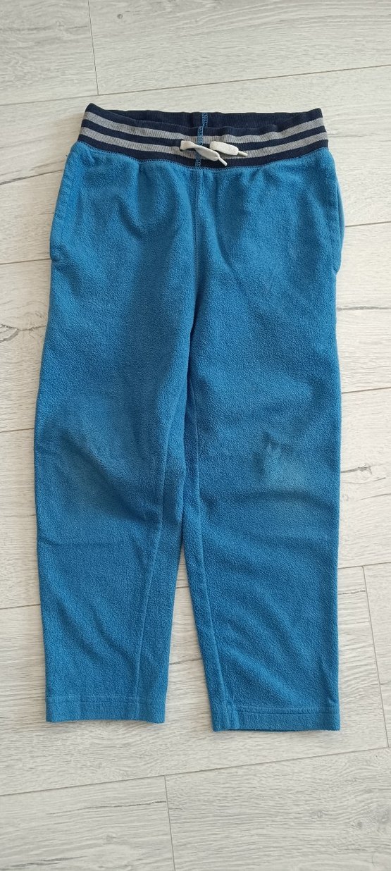 Mavi Rahat Kesim Erkek Çocuk Polar Pantolon - Görsel 2