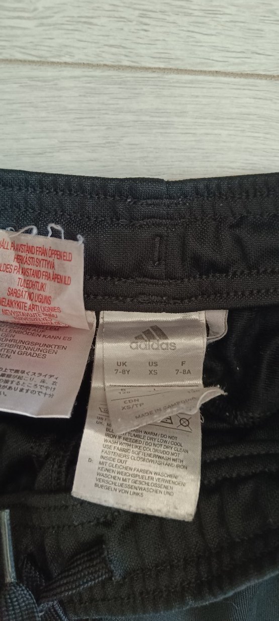 Erkek Siyah Adidas Fermuarlı Eşofman Altı - Görsel 2