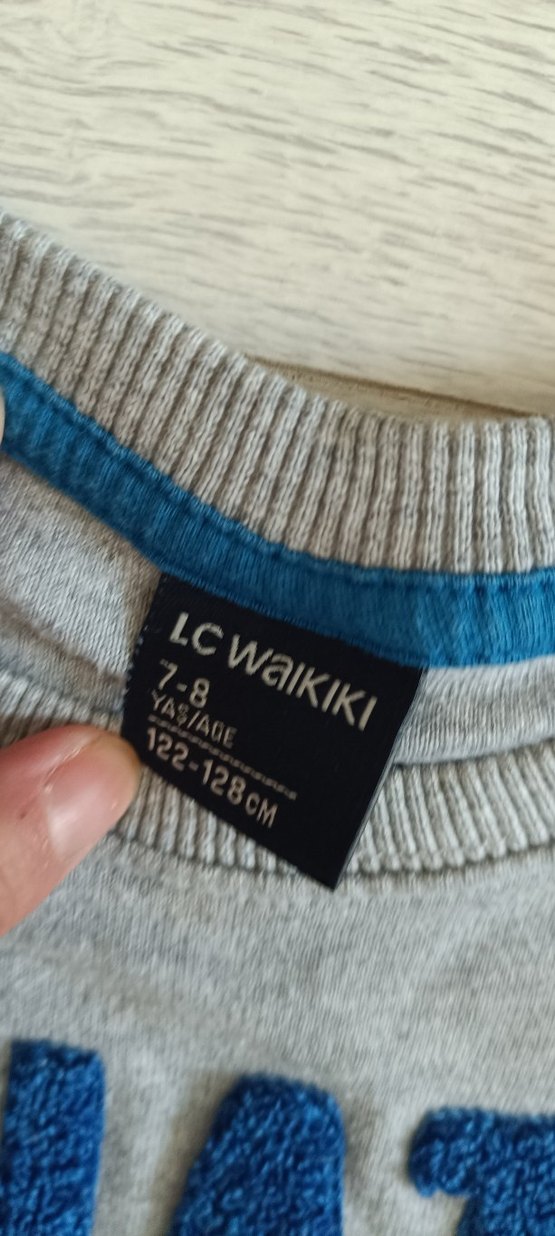 Gri Baskılı Erkek Sweatshirt - Görsel 2