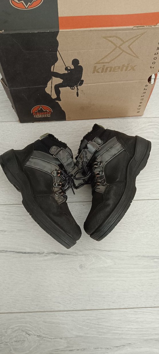 Kinetix  33 no Erkek Çocuk Siyah Biker Botlar - Görsel 2