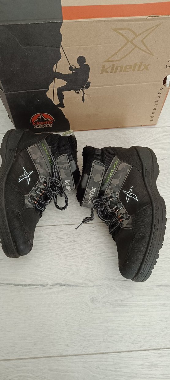 Kinetix  33 no Erkek Çocuk Siyah Biker Botlar - Görsel 5