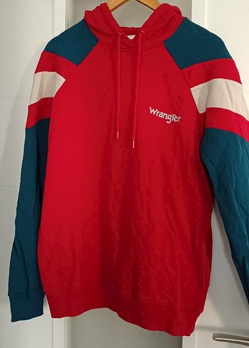 Wrangler Renkli Kapüşonlu Sweatshirt - Görsel 2