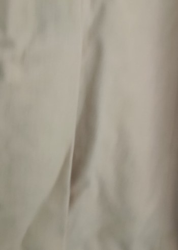 krem rengi bohem vintage Düğmeli Midi Kadın Kaban - Görsel 6