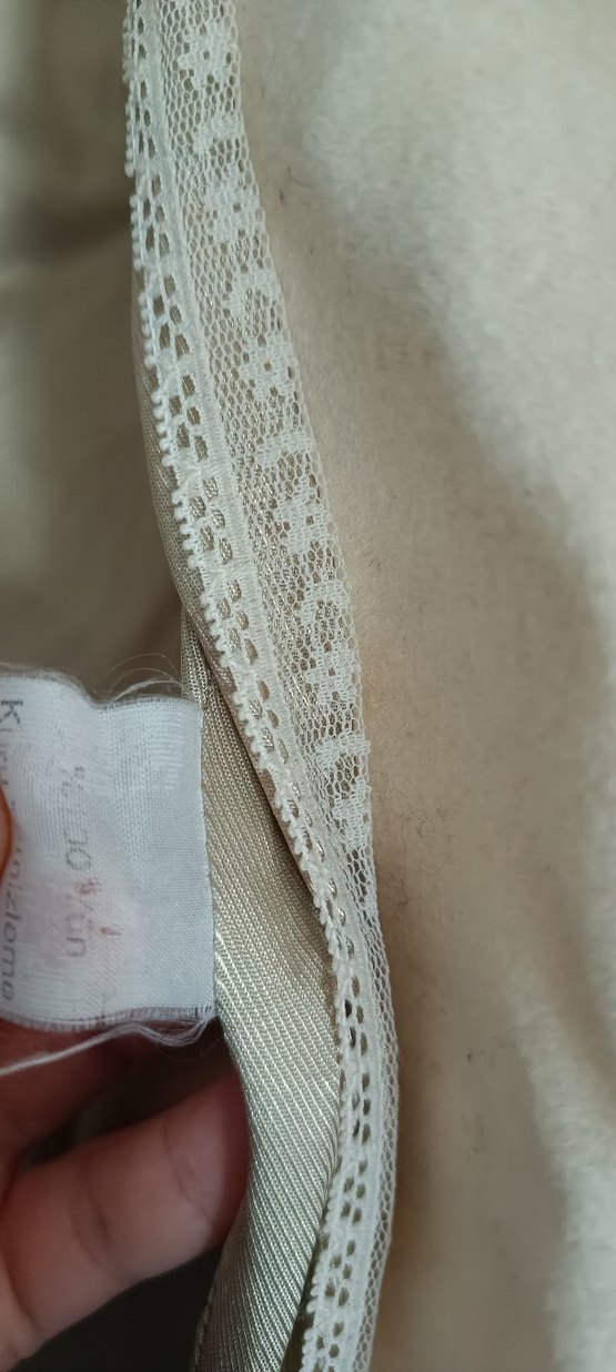 krem rengi bohem vintage Düğmeli Midi Kadın Kaban - Görsel 5