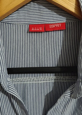 Espirit m beden cizgili  vintage Kadın Gömlek tunik - Görsel 3