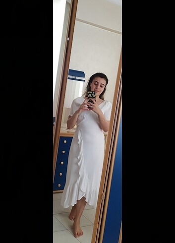 Elbise Beyaz Trendyolmilla