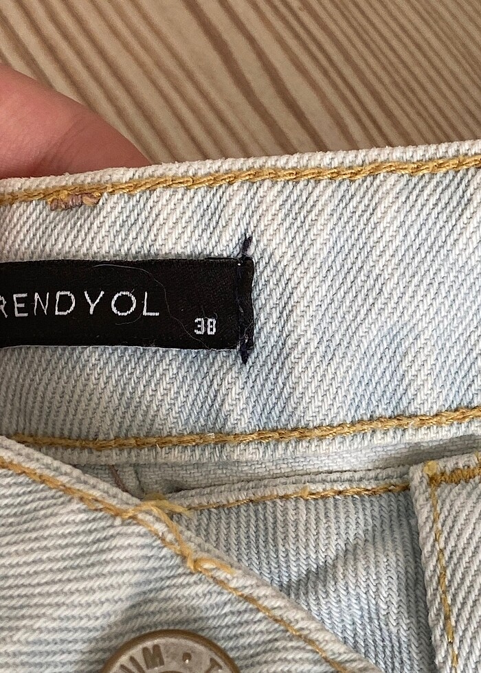 Kadın mom jean kot pantolon - Görsel 3