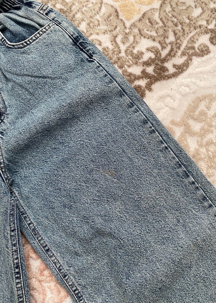 Kadın wide leg jean kot pantolon - Görsel 4