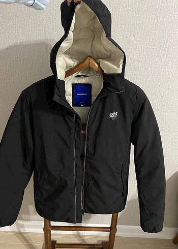 Jack and jones Siyah Fermuarlı Erkek şişme Mont - Görsel 7