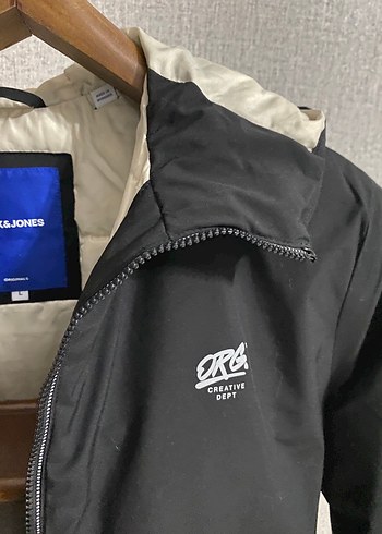 Jack and jones Siyah Fermuarlı Erkek şişme Mont - Görsel 5