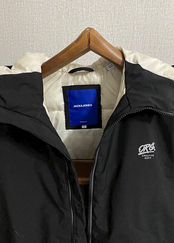 Jack and jones Siyah Fermuarlı Erkek şişme Mont - Görsel 2