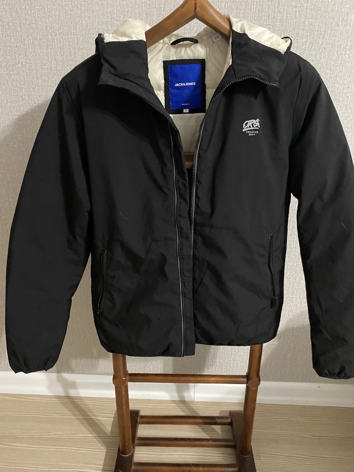 Jack and jones Siyah Fermuarlı Erkek şişme Mont - Görsel 3