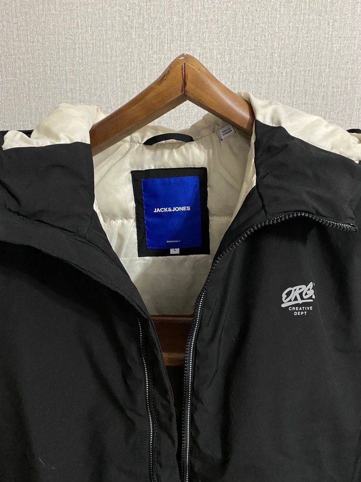 Jack and jones Siyah Fermuarlı Erkek şişme Mont - Görsel 2