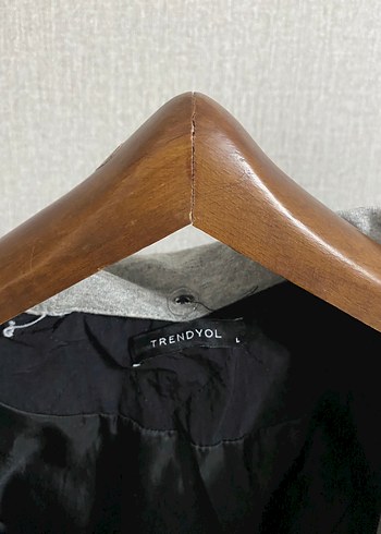 Siyah Kadın Bomber Ceket - Görsel 3